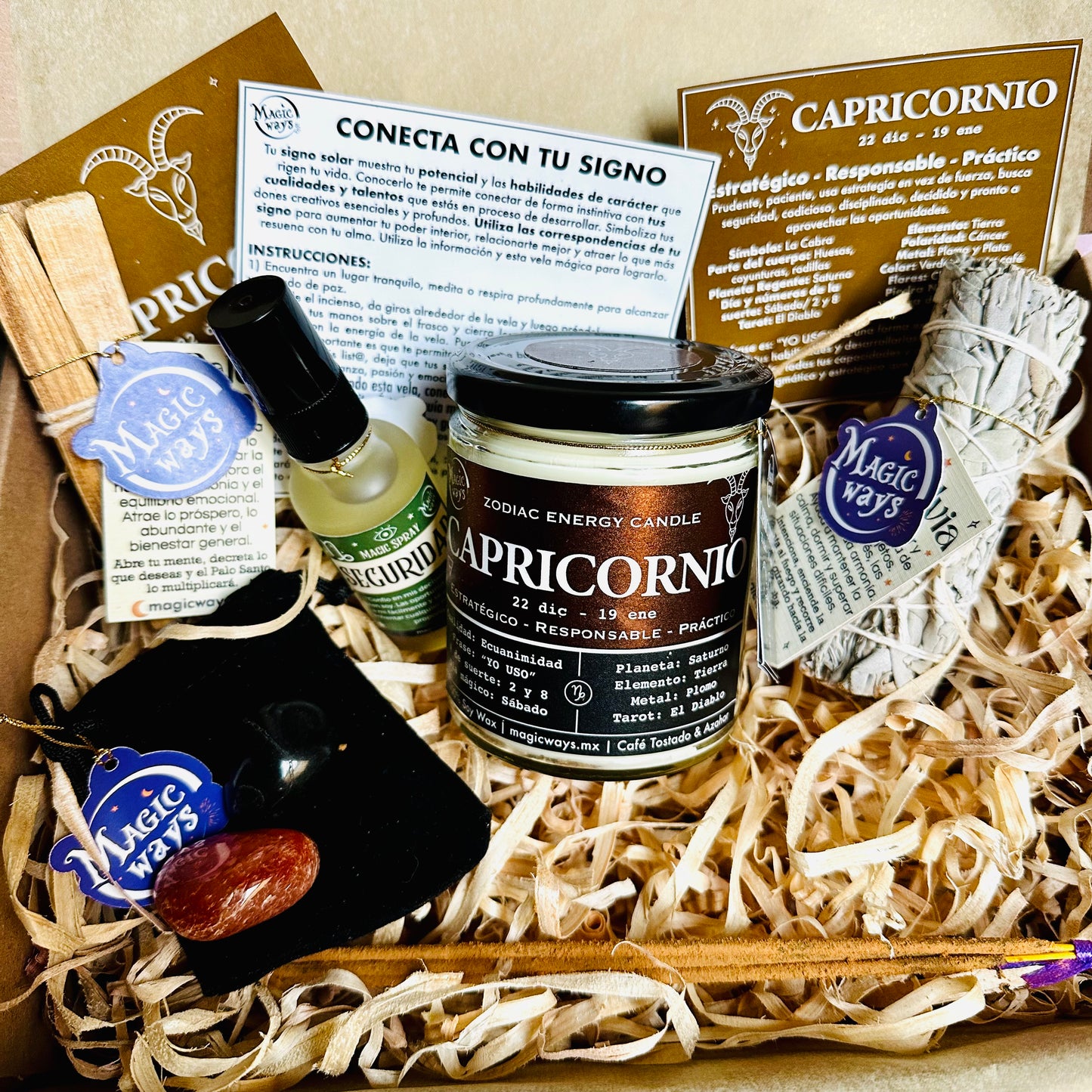 CAPRICORNIO box- Conecta con tu Signo Solar