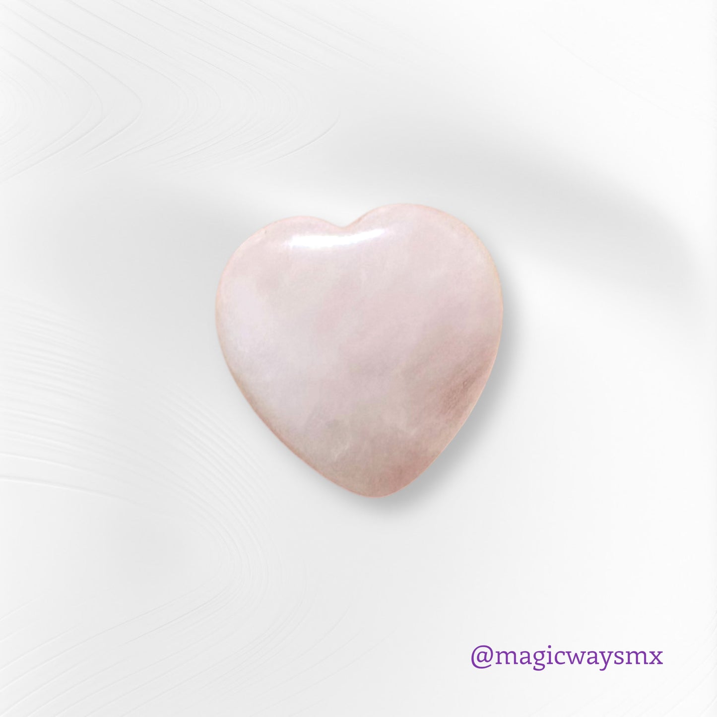 Corazón de Cuarzo Rosa