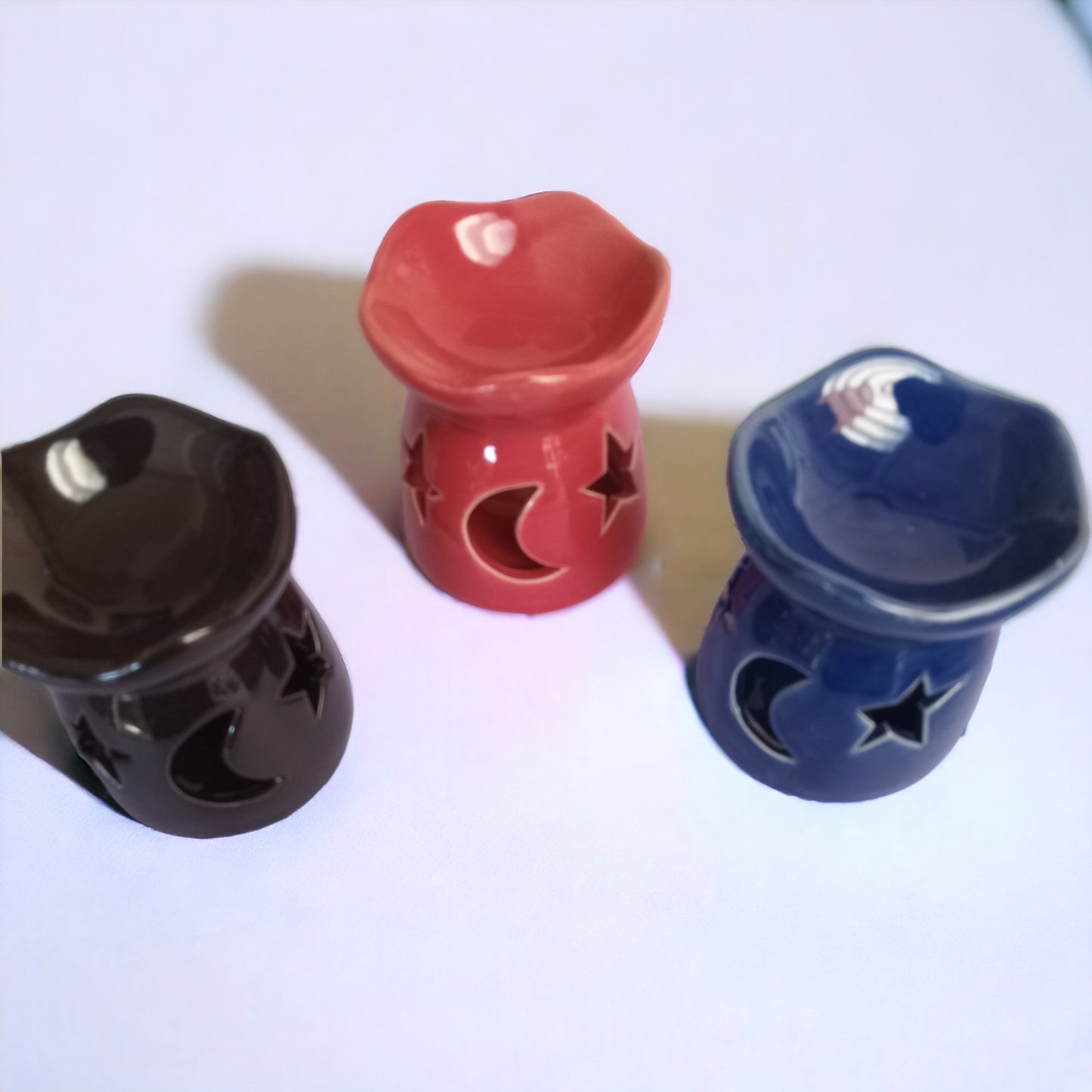 Difusor Aromático de cerámica con Luna y Estrellas