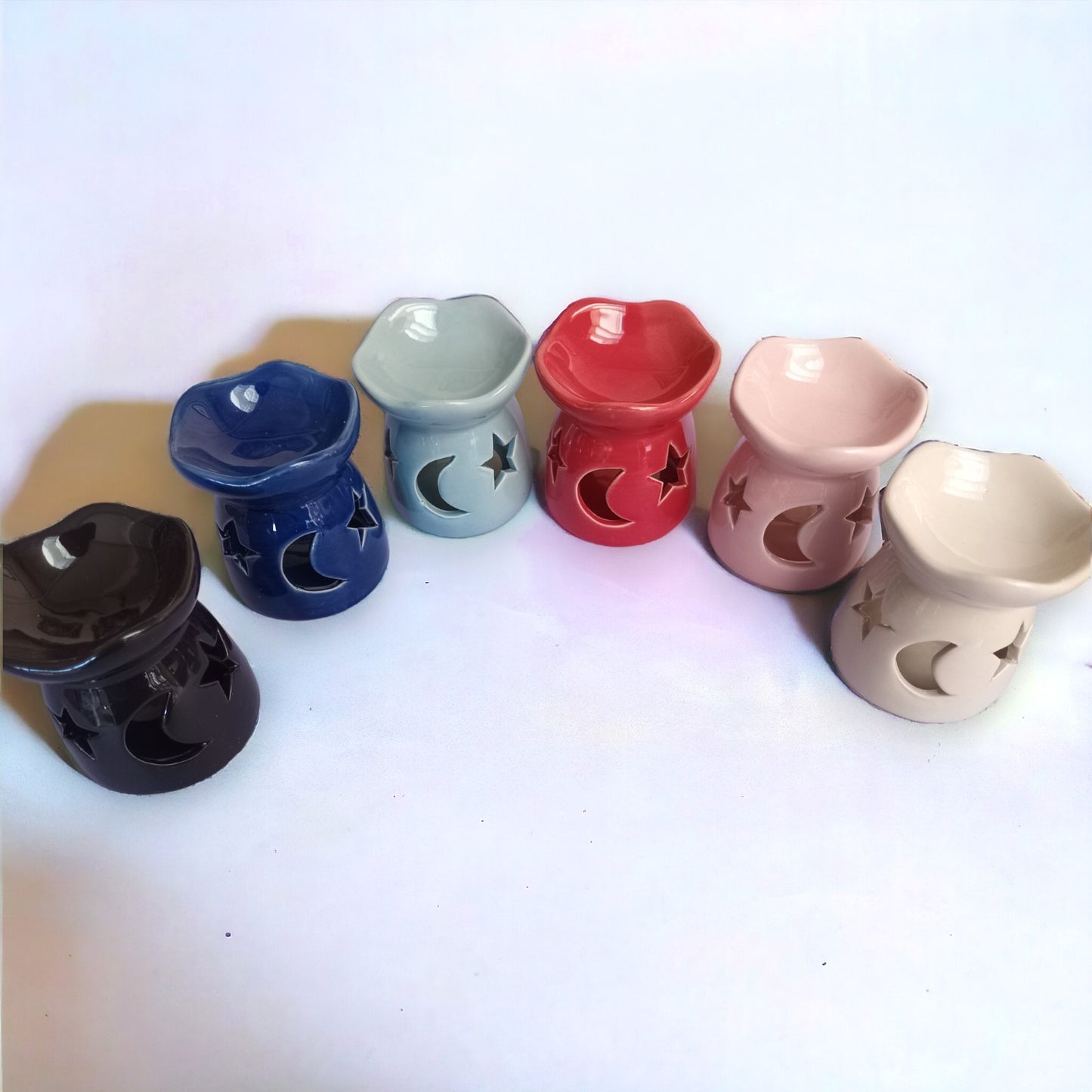 Difusor Aromático de cerámica con Luna y Estrellas