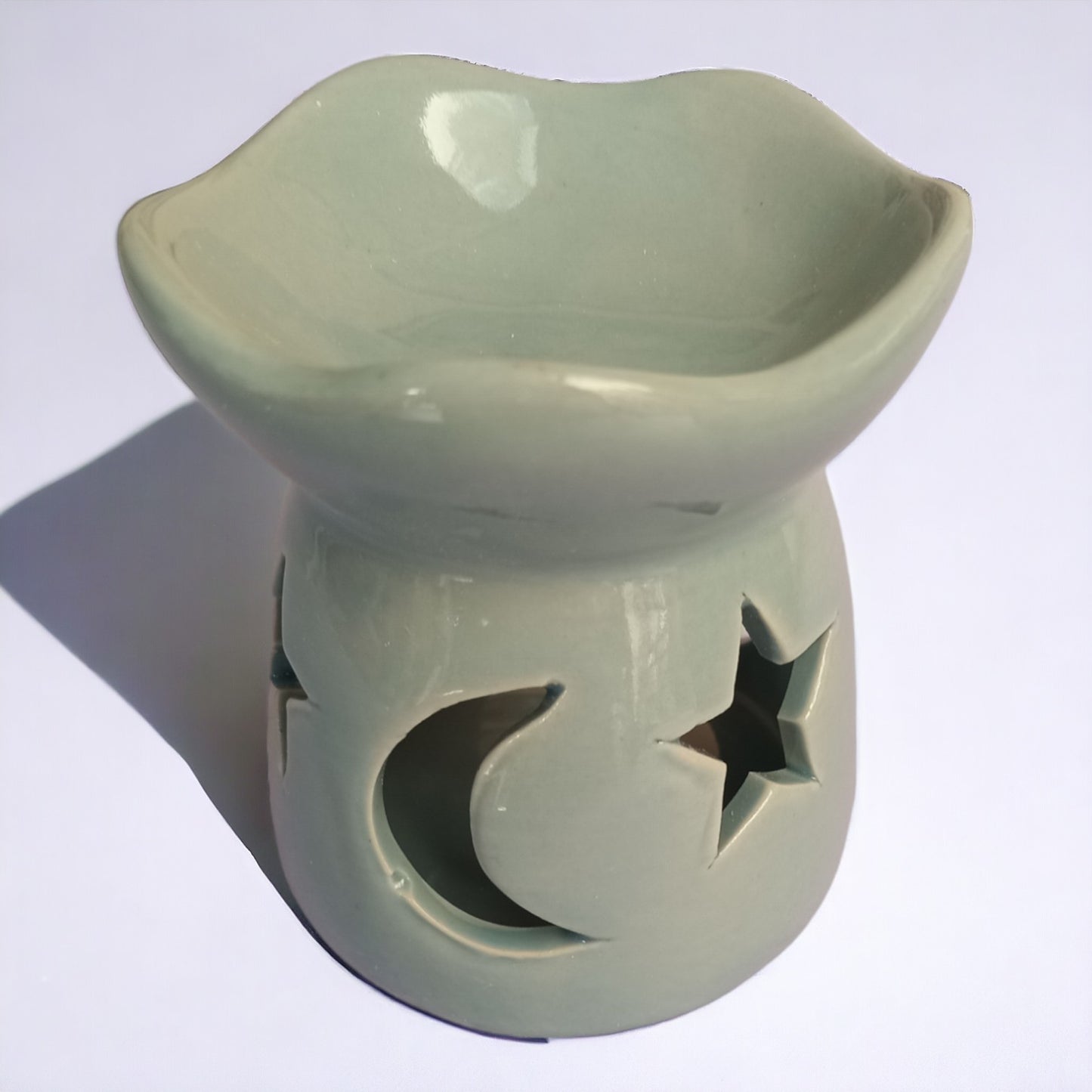 Difusor Aromático de cerámica con Luna y Estrellas