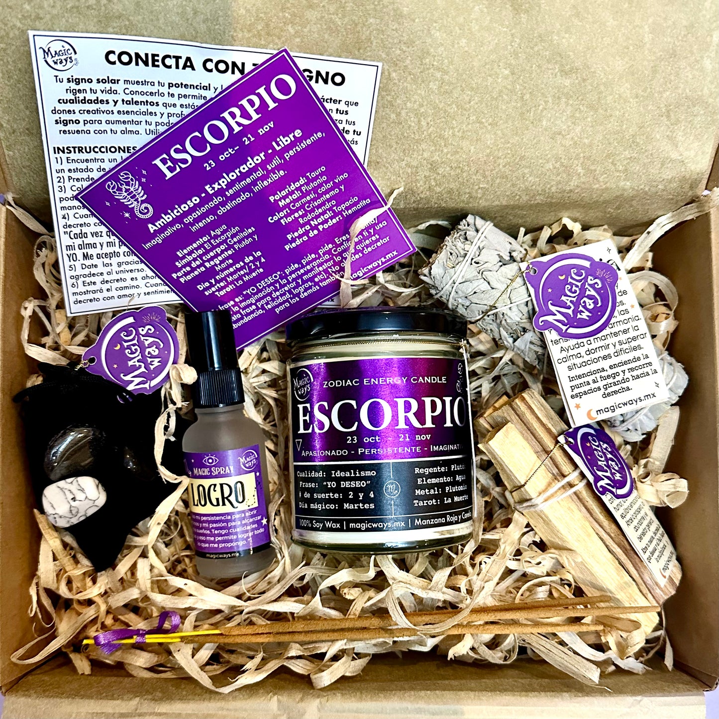 ESCORPIO box- Conecta con tu Signo Solar