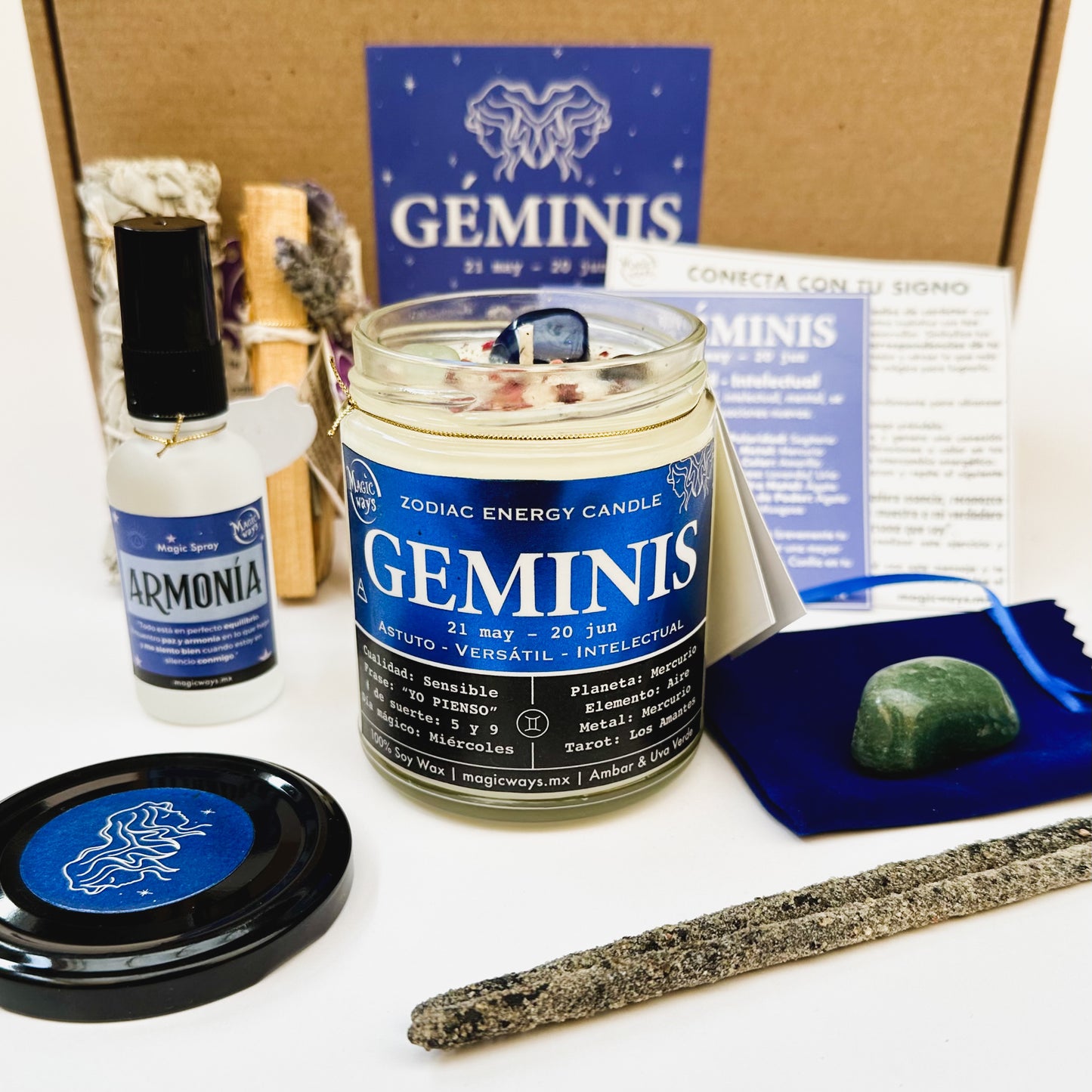 GEMINIS box- Conecta con tu Signo Solar