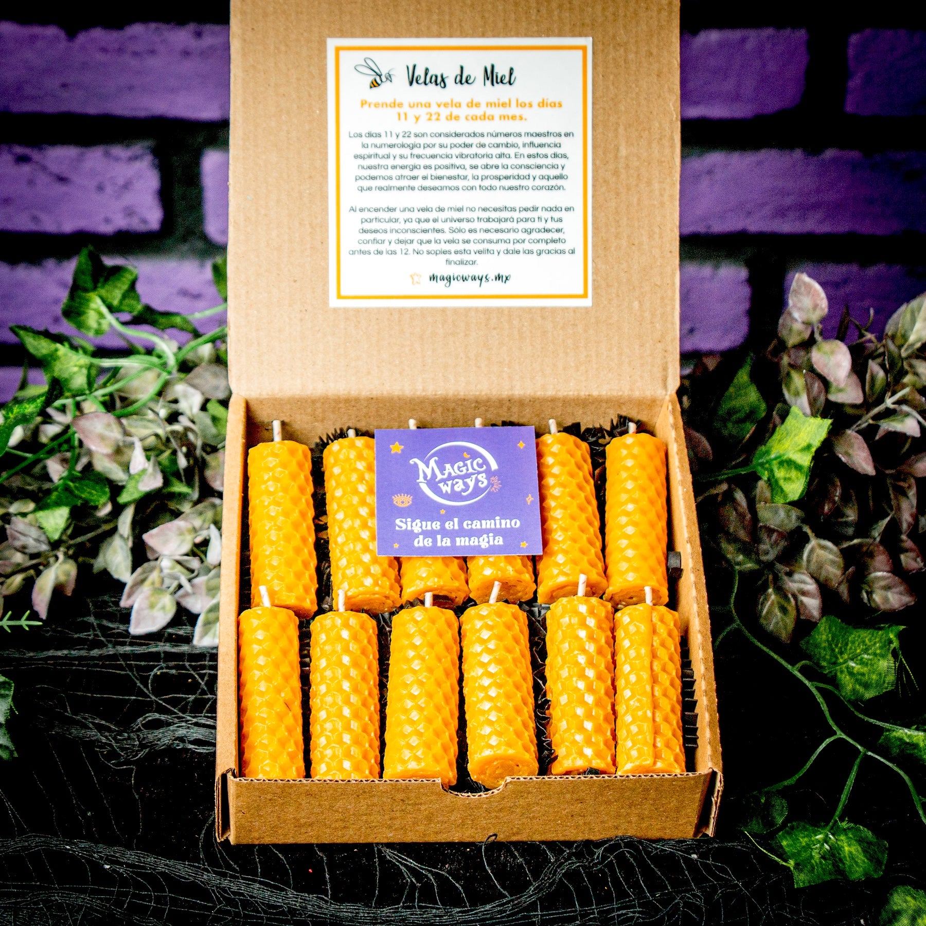 Kit velas de Miel Magic Ways