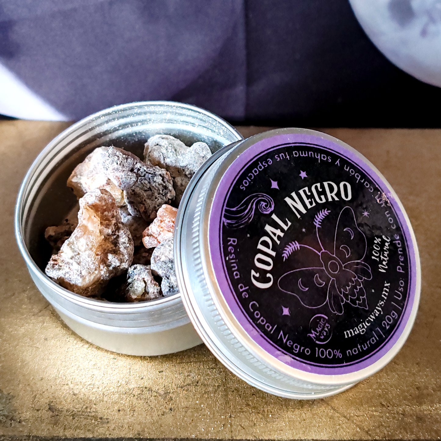 Resina de Copal Negro Premium para Sahumar