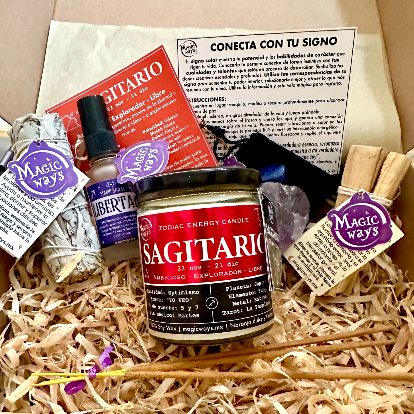 SAGITARIO box- Conecta con tu Signo Solar