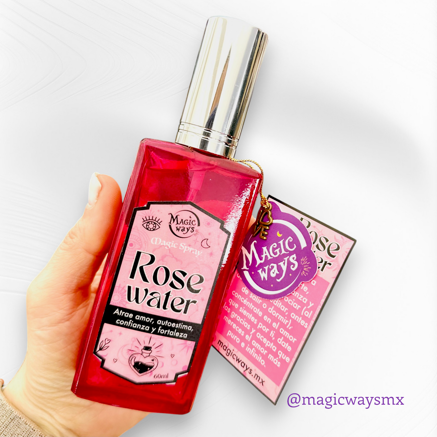 Rose Water- Spray Mágico de Amor y Confianza