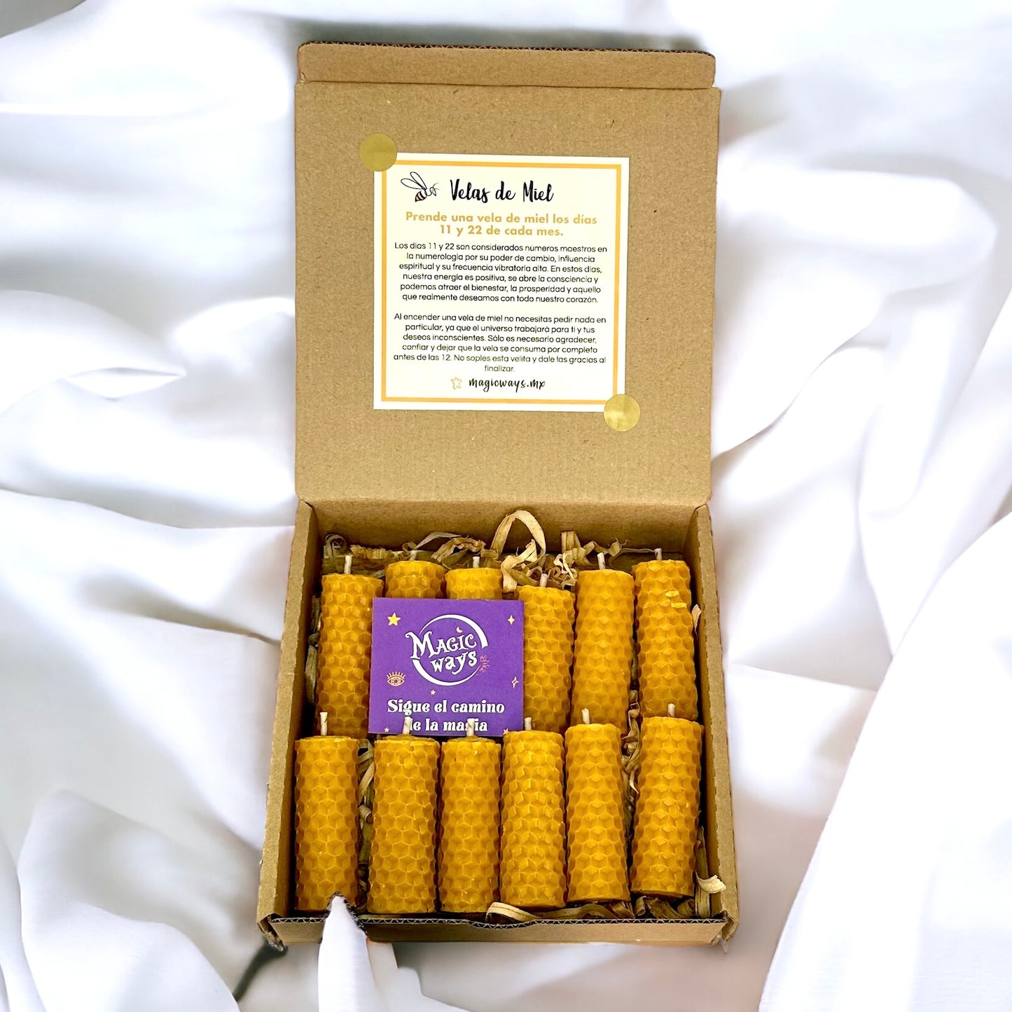 Kit velas de Miel Magic Ways 4