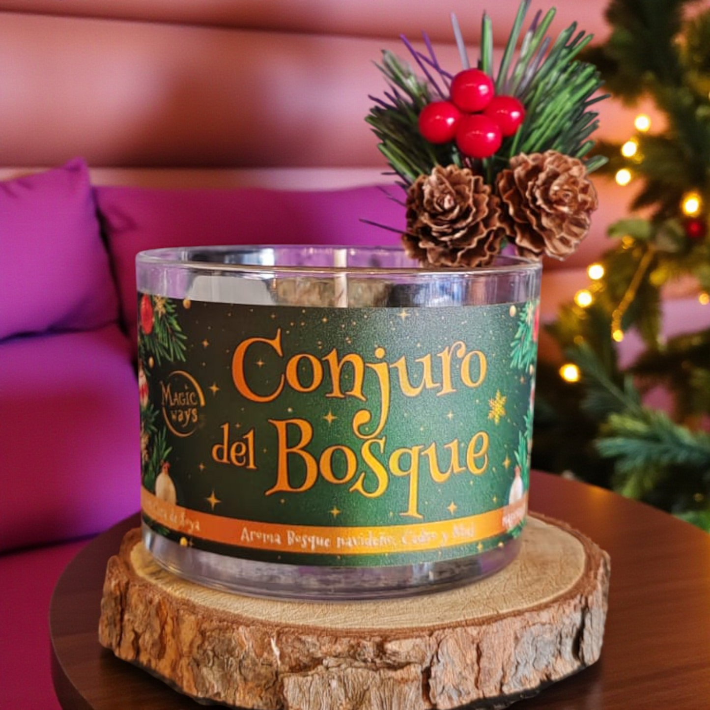 Vela Conjuro del Bosque- Navidad