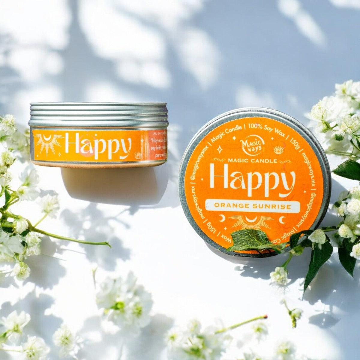 HAPPY- Vela de gratitud y optimismo