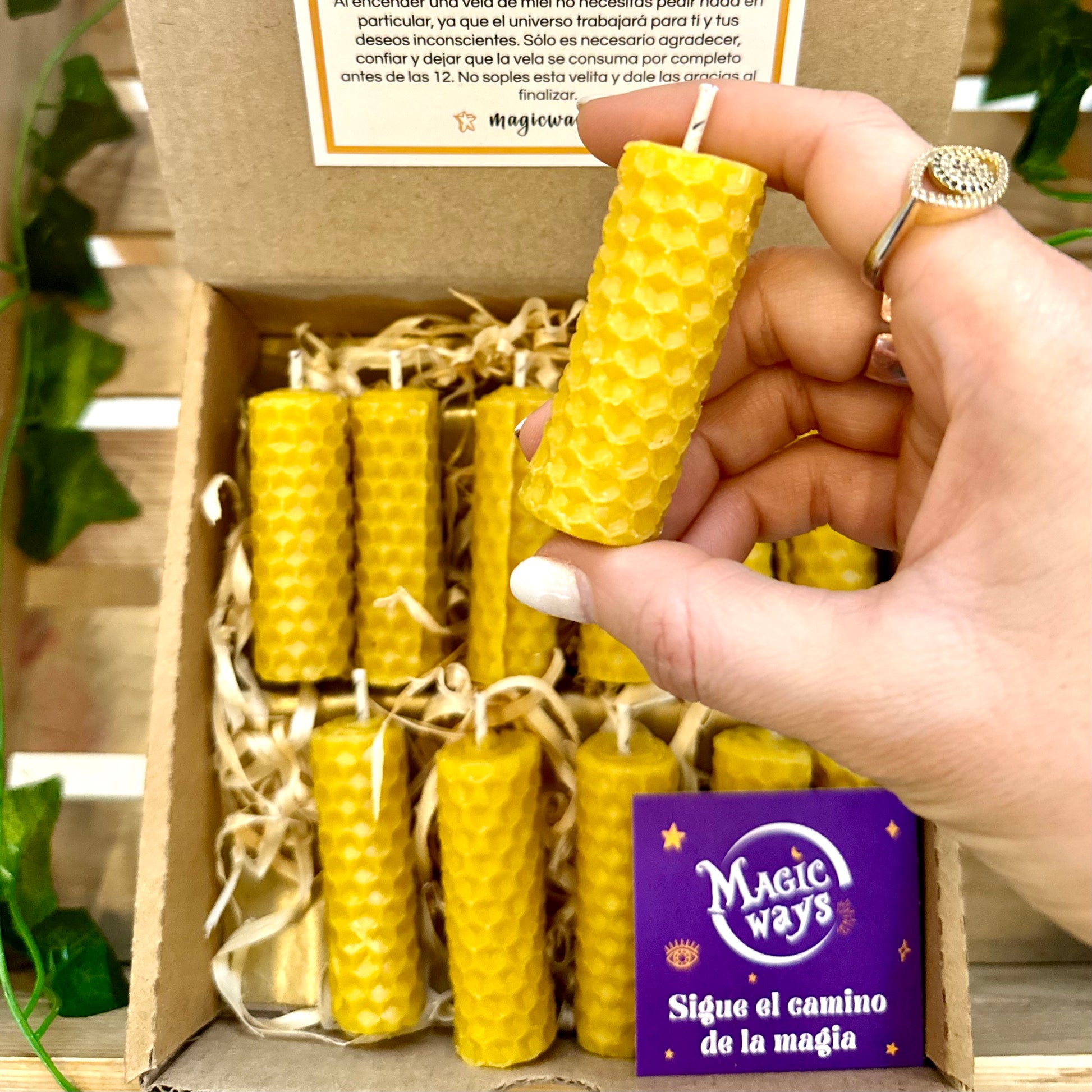 Kit velas de Miel Magic Ways 3