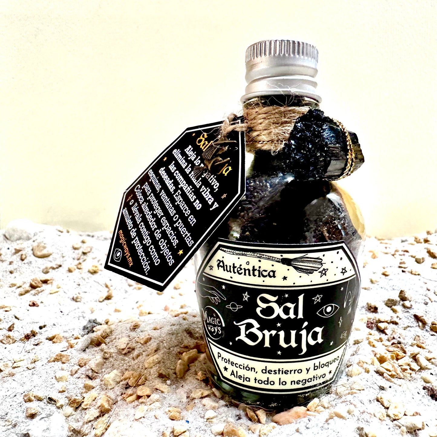 Sal Bruja para protección, destierro y limpieza