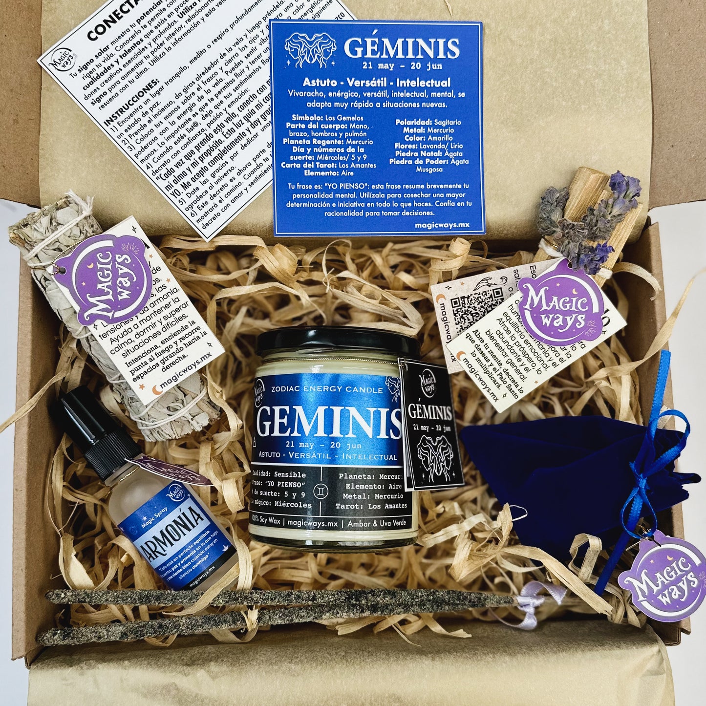 GEMINIS box- Conecta con tu Signo Solar