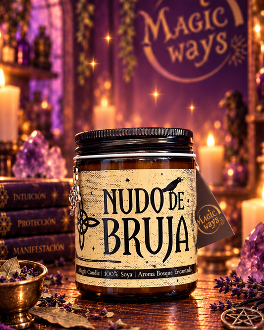 Vela Nudo de Bruja Magic Ways, vista frontal