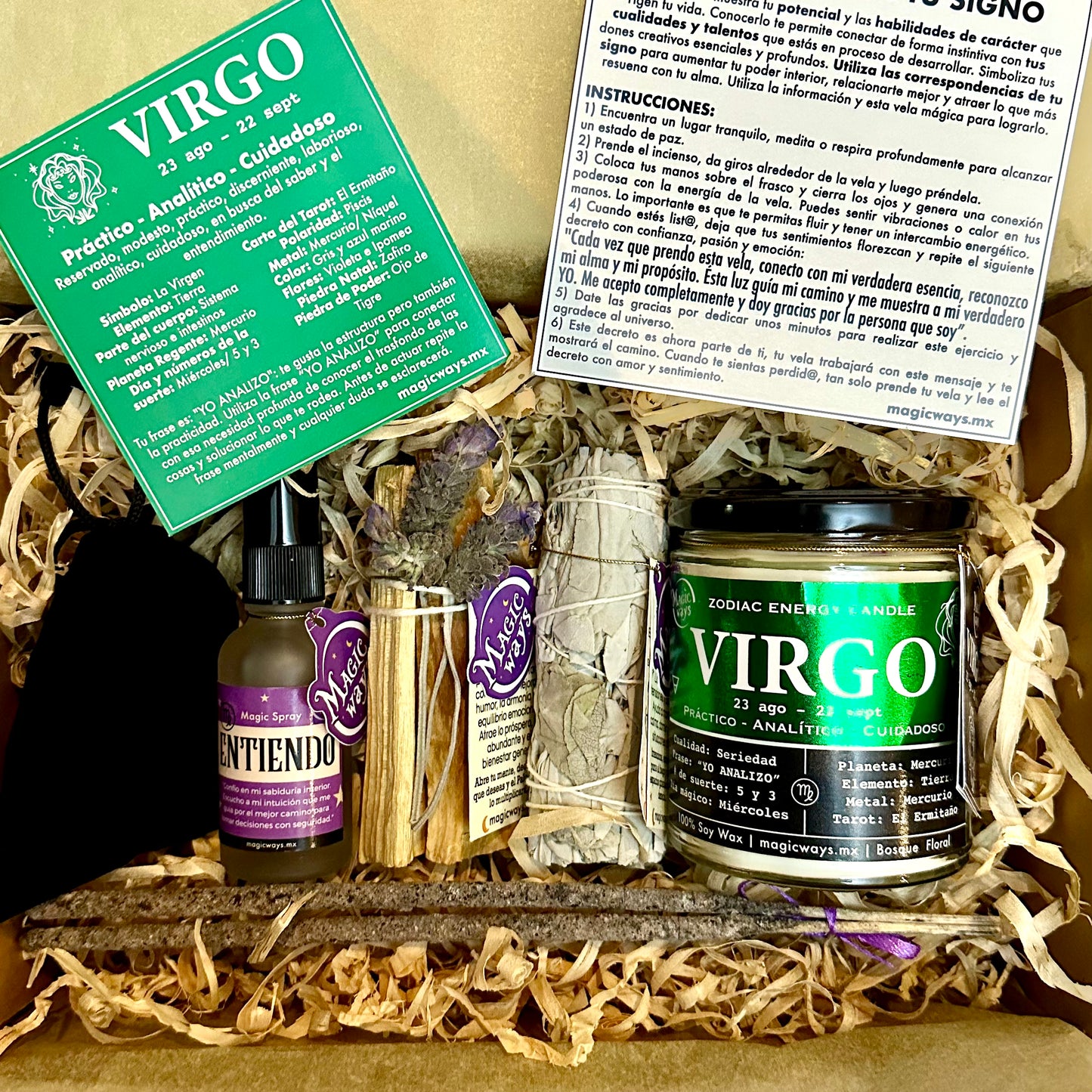 VIRGO box- Conecta con tu Signo Solar