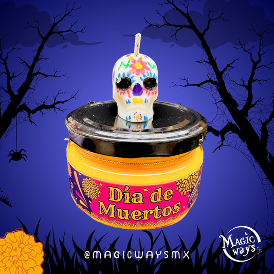 Vela Día de Muertos aroma Cempasúchil