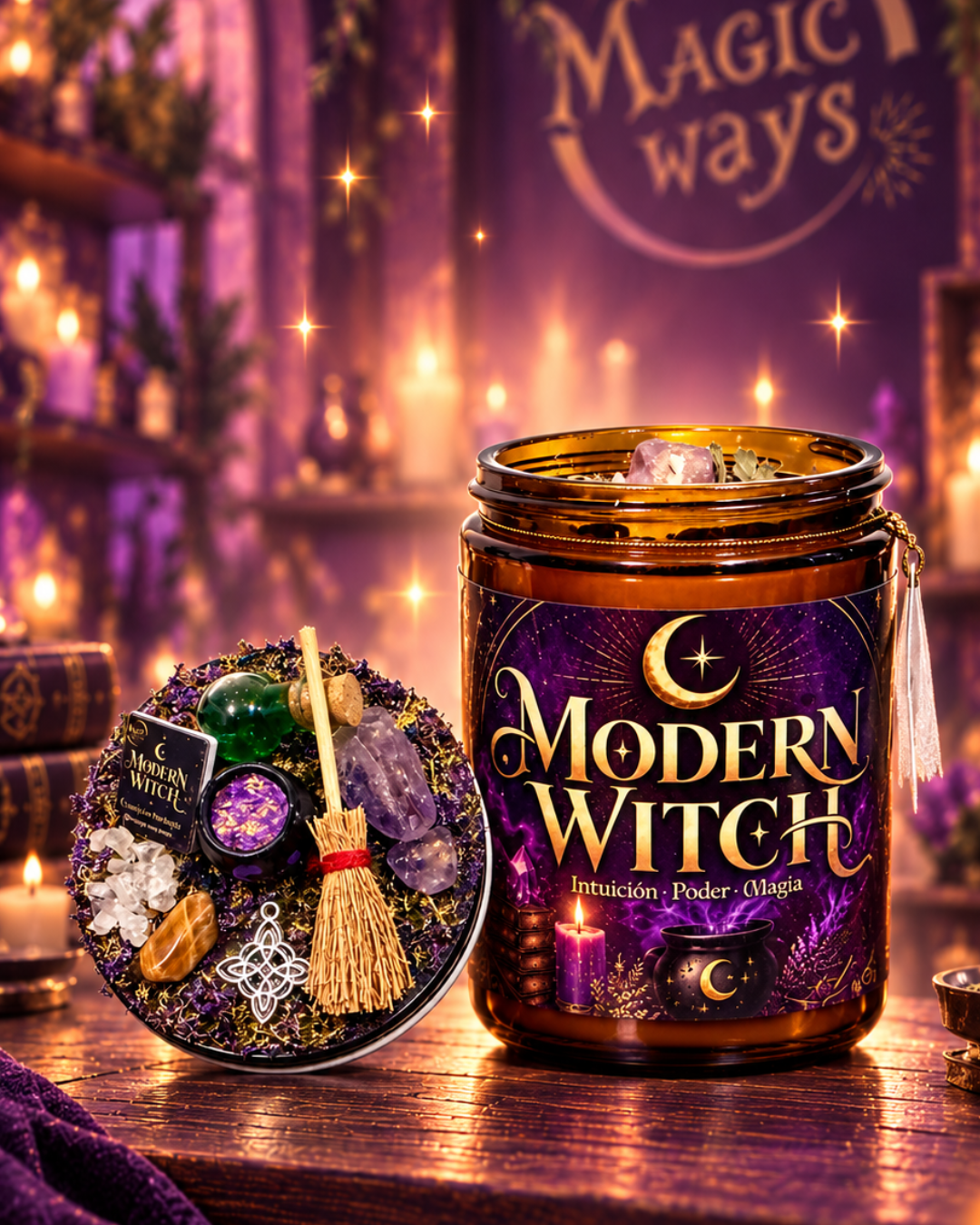 Vela Modern Witch — Intuición, Poder y Magia