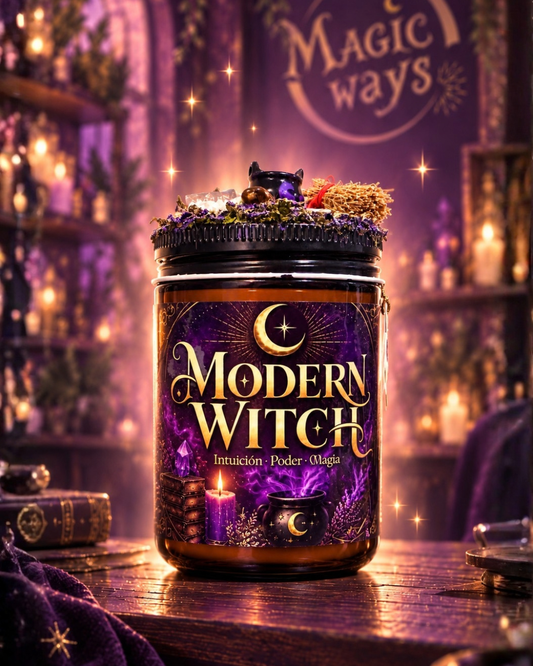 Vela Modern Witch — Intuición, Poder y Magia